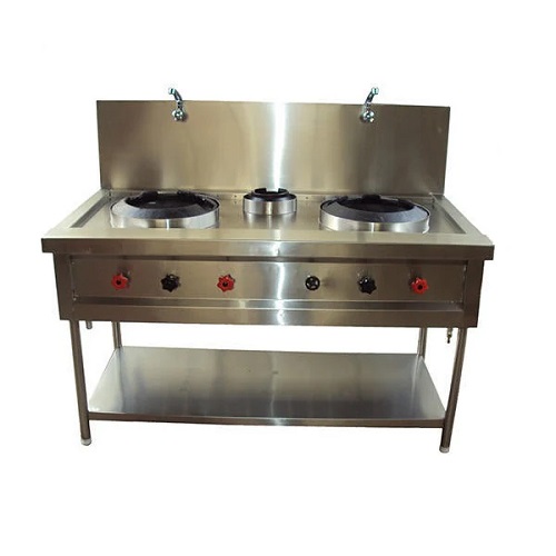 Three Burner Chinese Range In Goa